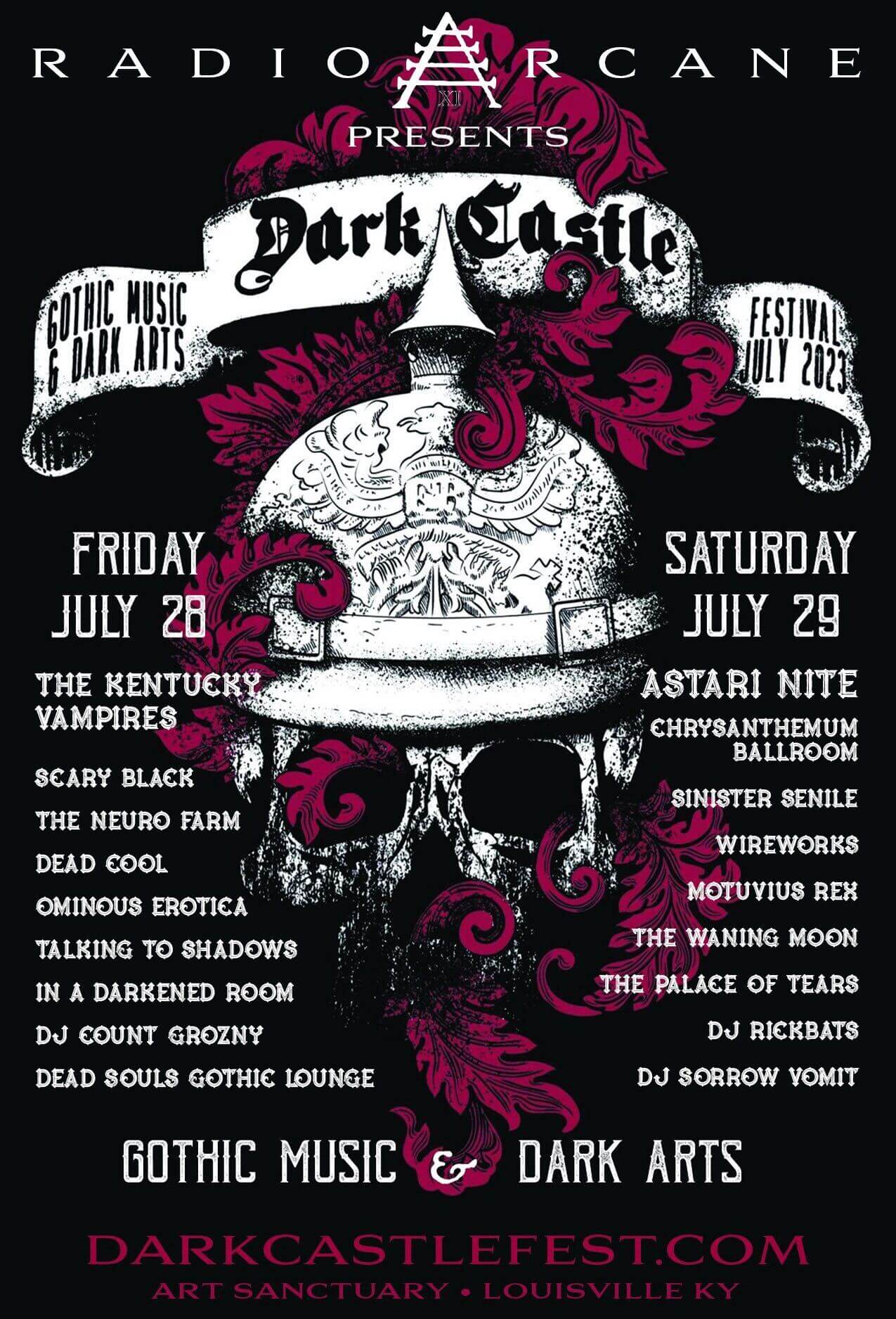 Dark Castle Festival 2023 Poster